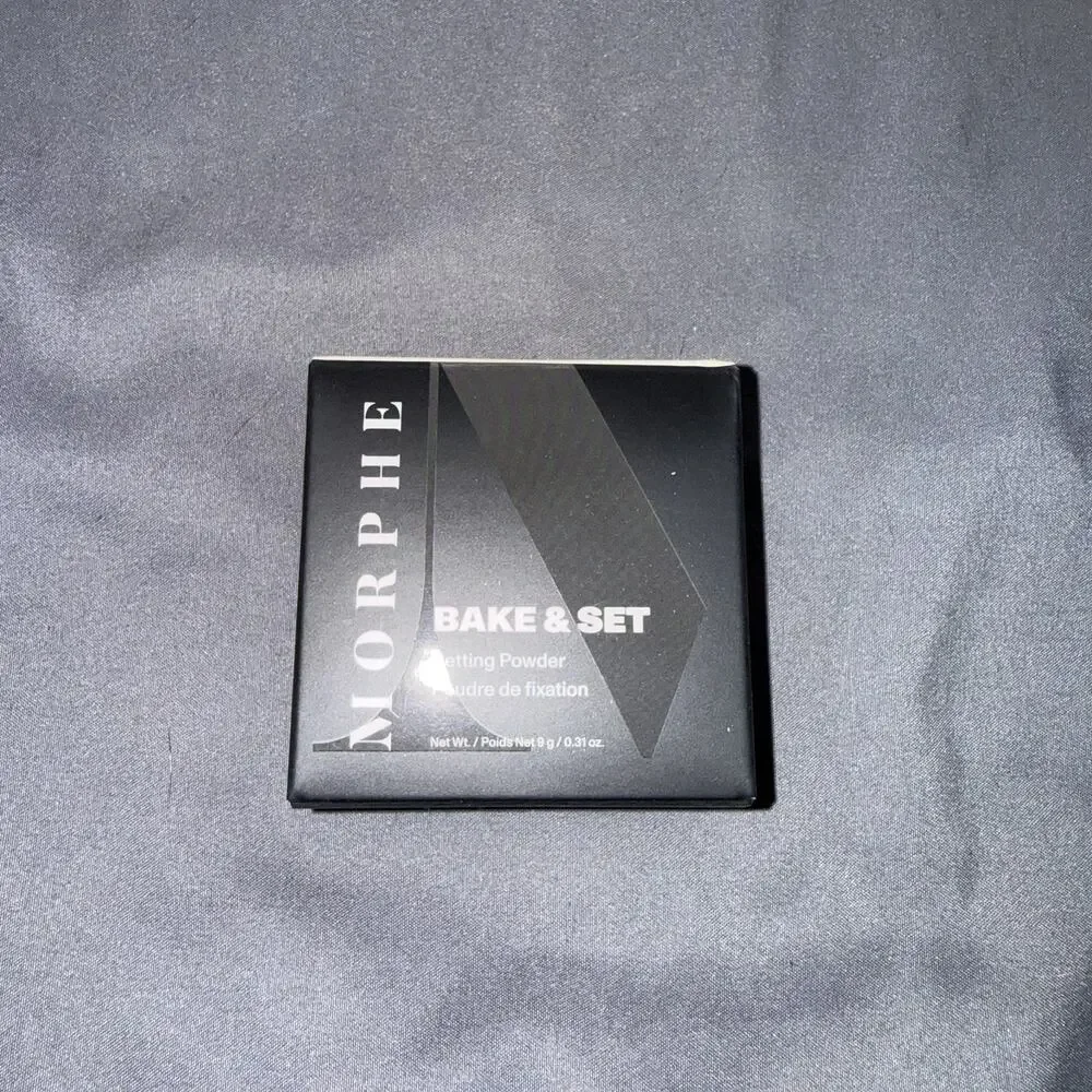 NEW Morphe Bake and Set Setting Powder Brightening Pink 0.31 oz makeup NIB